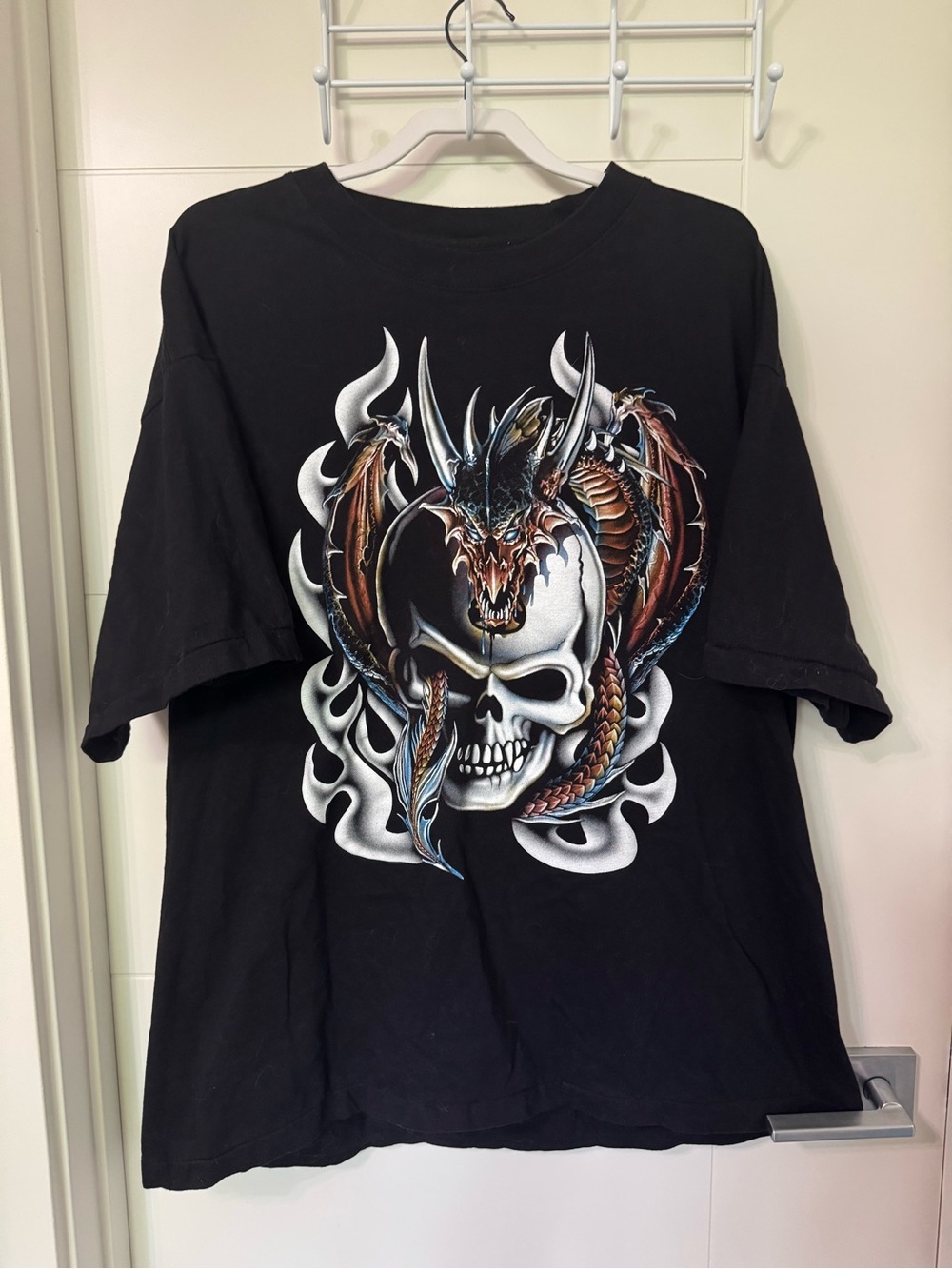 90s Single Stitch Rock Eagle Dragon Skull Graphic T-Shirt